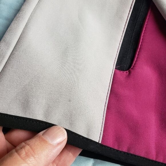 POINT  ZERO women's jacket Utility pink grey fleece lined - Picture 6 of 11